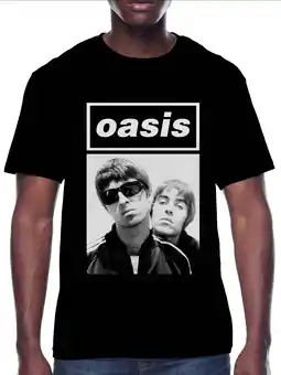 Walmart Oasis Men's and Big Men's Cotton Graphic Band Tee with Short Sleeves, Sizes S-3XL offer
