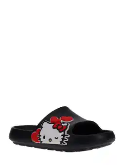 Walmart Little and Big Girls Hello Kitty License Slides offer