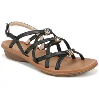 Walmart SOUL Naturalizer Womens Sierra Strappy Flat Sandals - Medium & Wide Width offer