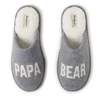 Walmart Dearfoams Men's Carson Papa Bear Dad Scuff Slipper offer