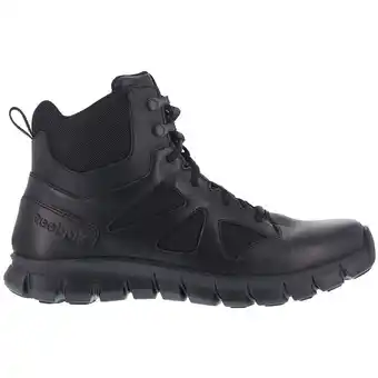 Walmart Reebok Work Mens Sublite Cushion Tactical 6 Inch Side Zipper Eh Work Safe offer