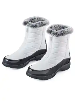 Walmart Collections Etc Totes� Ladies Quilted Waterproof Calf-Length Zip-Front Boots with Plush Lining offer