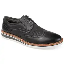 Walmart Vance Co. Mens Warrick Wide Width Tru Comfort Foam Wingtip Lace-up Derby Dress Shoe offer