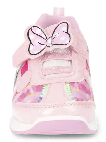 Walmart Disney Minnie Mouse Toddler Girls Light Up Athletic Sneakers offer