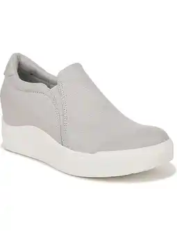 Walmart Dr. Scholl's Shoes Womens Time Off Wedge Sneaker Grey Microfiber Perf 7M offer