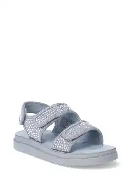 Walmart Wonder Nation Little & Big Girl Denim Rhinestone 2 Buckle Sandal offer