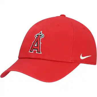 Walmart Men's-Nike Red Los Angeles Angels Club Adjustable Hat offer