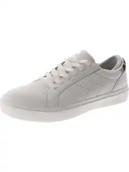 Walmart Dr. Scholl's Winklace Women's Faux Leather Perforated Lace-Up Sneakers offer