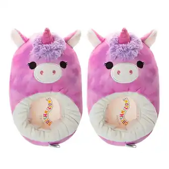 Walmart Pop Culture 888424-size7-8 Squishmallows Plush Adults Slippers - Size 7-8 offer