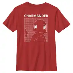 Walmart Boy's Pokemon Charmander Line Art Graphic Tee Red X Large offer
