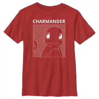 Walmart Boy's Pokemon Charmander Line Art Graphic Tee Red X Large offer