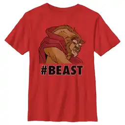 Walmart Boy's Beauty and the Beast Hashtag Furball Graphic Tee Red X Large offer