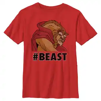 Walmart Boy's Beauty and the Beast Hashtag Furball Graphic Tee Red X Large offer