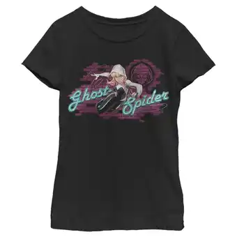 Walmart Girl's Marvel Ghost-Spider Logo Graphic Tee Black X Small offer