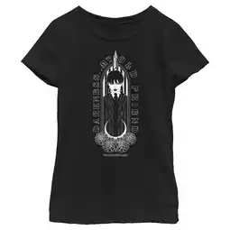 Walmart Girl's Wednesday Darkness My Old Friend Graphic Tee Black Medium offer