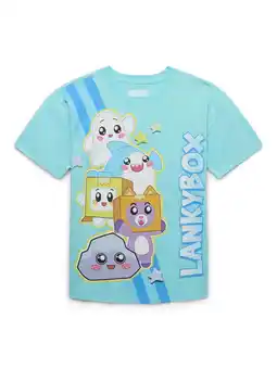 Walmart LankyBox Boys Oversized Graphic Tee, Sizes XS-2XL offer