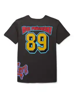 Walmart Bart Simpson Boys Embroidered Front and Back Graphic Tee with Short-Sleeves, Sizes 4-20 offer