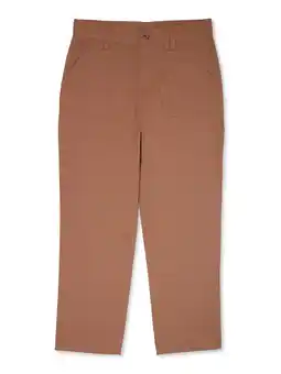 Walmart Pink Velvet Girls Twill Flare Front Pocket Pant, Sizes 4-16 offer