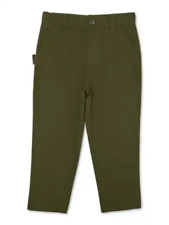 Walmart Pink Velvet Girls Twill Flare Front Pocket Pant, Sizes 4-16 offer