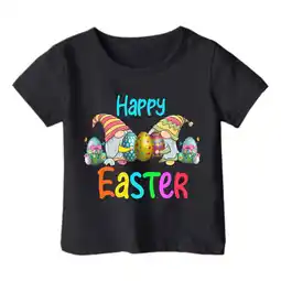 Walmart ZPWKLM ZPWKLM Tops For Short Sleeve Cartoon Printed Crewneck Casual Blouse For Girls Boys size 3-4T offer
