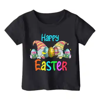 Walmart ZPWKLM ZPWKLM Tops For Short Sleeve Cartoon Printed Crewneck Casual Blouse For Girls Boys size 3-4T offer