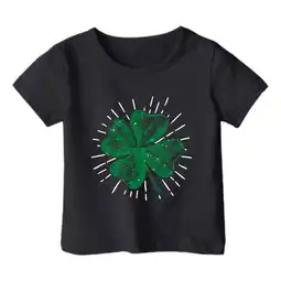 Walmart ZPWKLM ZPWKLM T-Shirts For Girl Short Sleeve Cartoon Printed Crewneck Casual Blouse For size 3-4T offer
