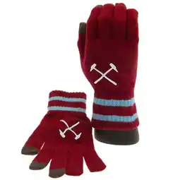 Walmart West Ham United FC Boys/Girls Knitted Crest Touch Gloves offer