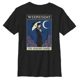 Walmart Boy's Wednesday The Addams Family Card Graphic Tee Black X Large offer