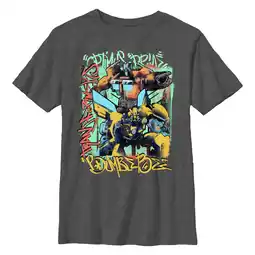 Walmart Boy's Transformers: Rise of the Beasts Graffiti Poster Graphic Tee Charcoal Heather X Large offer