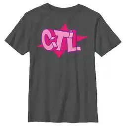 Walmart Boy's Fortnite Cuddle Team Leader Pink Logo Graphic Tee Charcoal Heather X Large offer