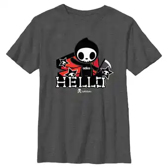 Walmart Boy's Tokidoki Adios Portrait Graphic Tee Charcoal Heather X Large offer