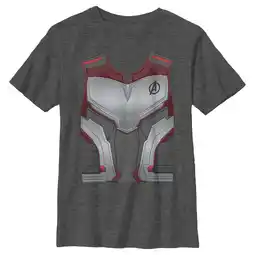Walmart Boy's Marvel Avengers: Endgame Quantum Realm Suit Graphic Tee Charcoal Heather X Large offer