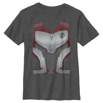 Walmart Boy's Marvel Avengers: Endgame Quantum Realm Suit Graphic Tee Charcoal Heather X Large offer