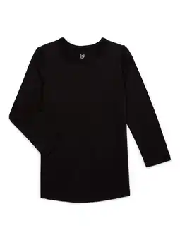 Walmart Wonder Nation Boys Adaptive Abdominal Port Tee with Long Sleeves, Sizes 4-18 & Husky offer