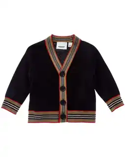 Walmart Burberry boys Wool Cardigan, 6M, Black offer