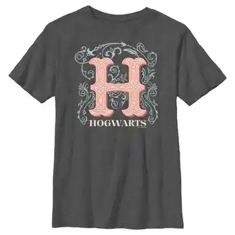 Walmart Boy's Harry Potter Decorative Hogwarts Symbol Graphic Tee Charcoal Heather X Large offer