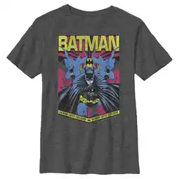 Walmart Boy's Batman Caped Crusader Graphic Tee Charcoal Heather X Large offer