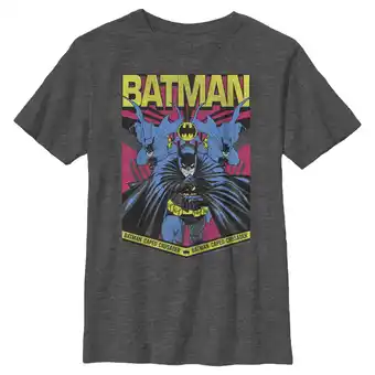 Walmart Boy's Batman Caped Crusader Graphic Tee Charcoal Heather X Large offer