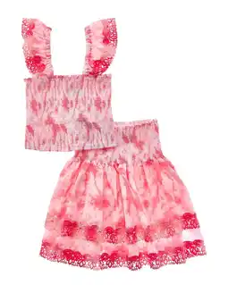 Walmart LITTLE PEIXOTO girls Mariel Skirt Set, l offer