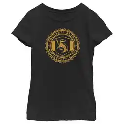 Walmart Girl's Harry Potter Hogwarts Alumni Hufflepuff House Graphic Tee Black X Small offer