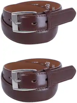 Walmart CTM Kids 1 1/8 Inch Causal Jean Belt (Pack of 2) offer