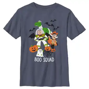 Walmart Boy's Toy Story Halloween Boo Squad Graphic Tee Navy Blue Heather Small offer