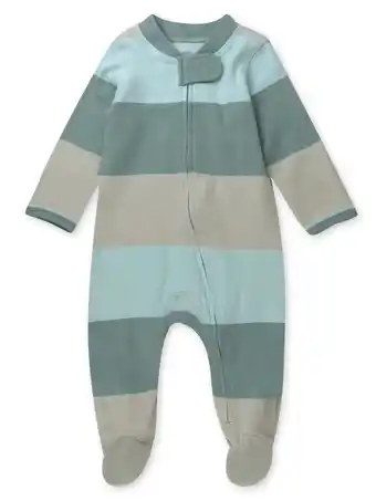 Walmart Honest Baby Clothing Baby Boy or Girl Gender Neutral Organic Cotton Sleep N Play (Preemie-9 Months) offer