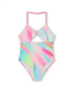 Walmart Billieblush girls Stripe Swimsuit, 3Y, Multicolor offer