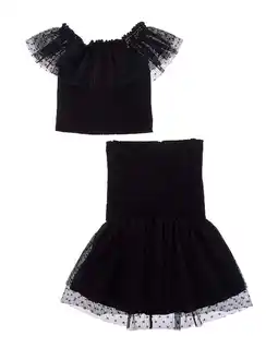 Walmart LITTLE PEIXOTO girls Chi Chi Skirt Set, m offer