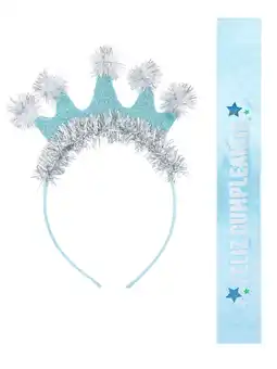 Walmart Wonder Nation It's My Birthday Crown Headband and Sash Set, 2 Pieces offer