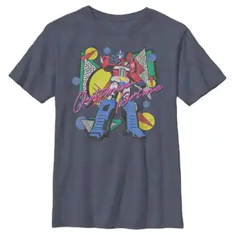 Walmart Boy's Transformers Optimus Prime 80s Retro Graphic Tee Navy Blue Heather Medium offer