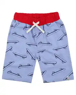 Walmart Lilly and Sid boys Skateboard Board Short, 2-3 Years, Blue offer