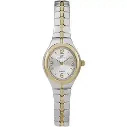 Walmart Viewpoint by Timex Women's Two-Tone 22mm Fashion Watch, Expansion Band offer
