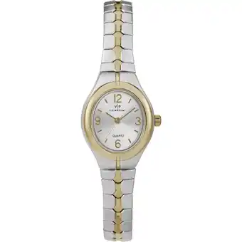 Walmart Viewpoint by Timex Women's Two-Tone 22mm Fashion Watch, Expansion Band offer